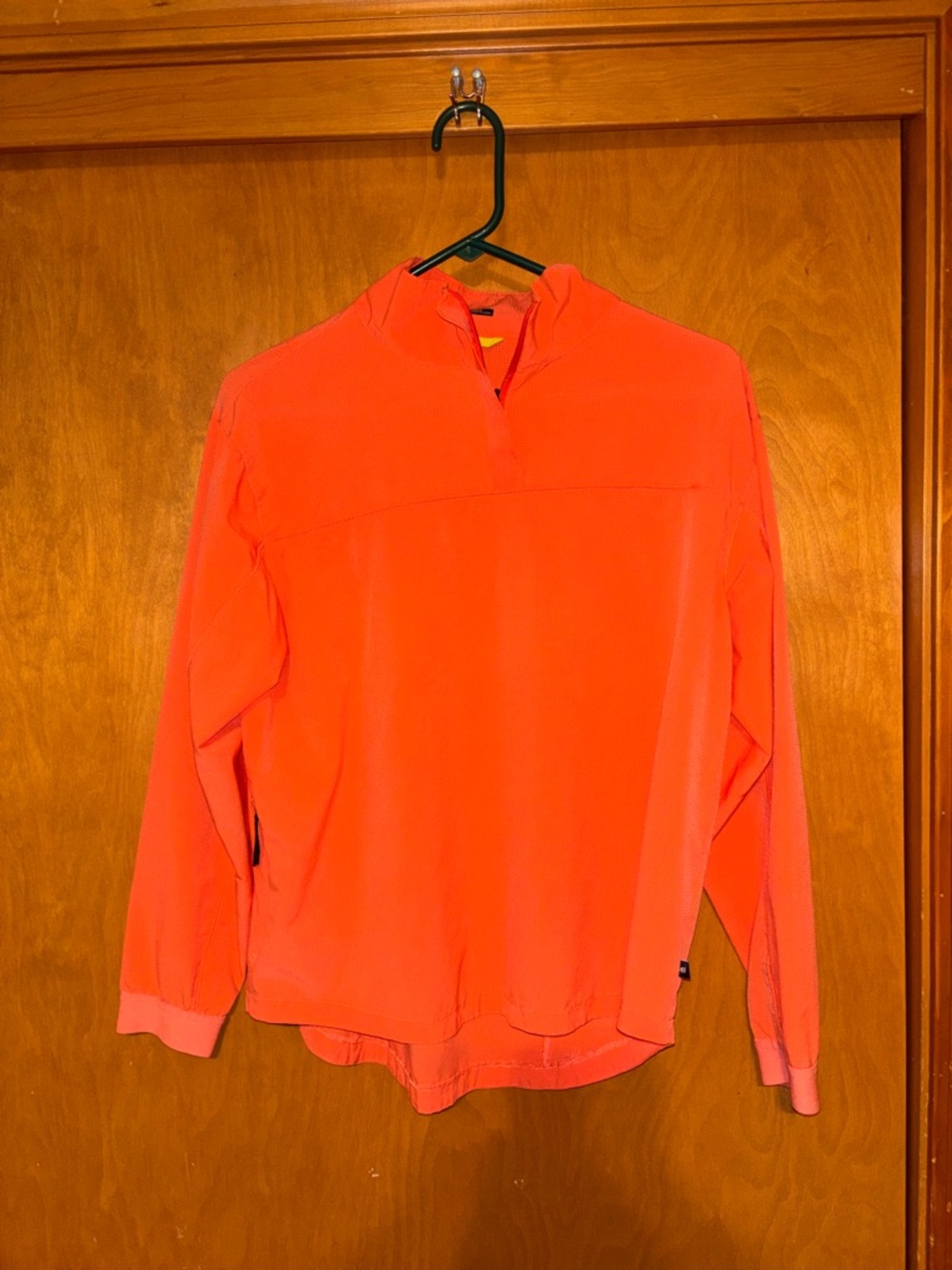 Machines For Freedom MFF Women’s Medium Quarter Zip Cycling Top Neon Coral